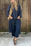 Alessandra | Women's Casual Summer Set with Lightweight Top and Matching Bottoms
