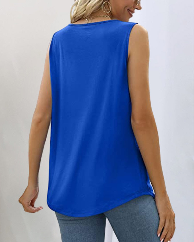Marielle | Sleeveless Top with Square Neckline