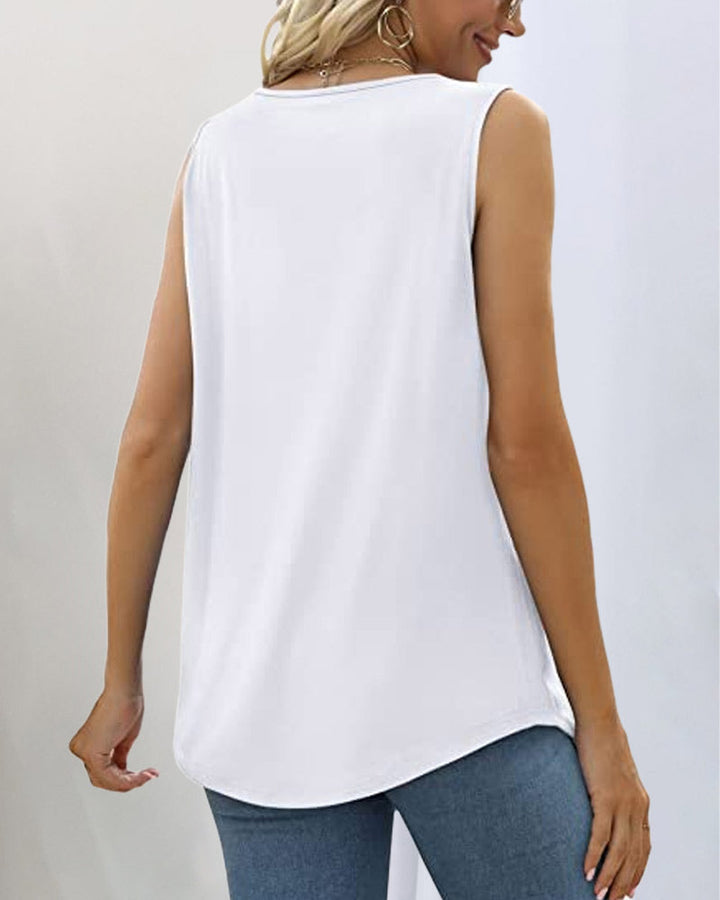 Marielle | Sleeveless Top with Square Neckline