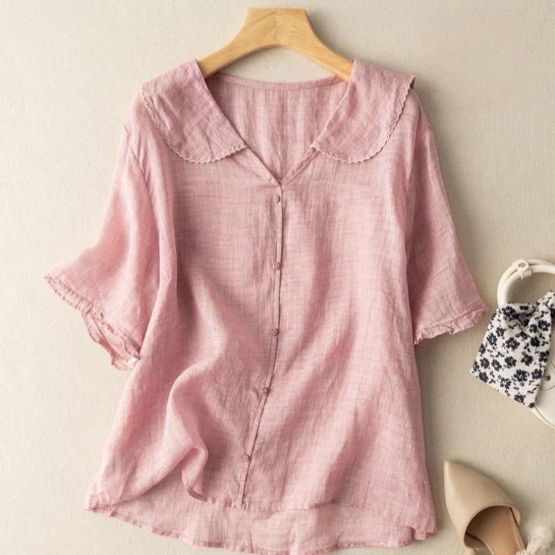 Evelina | Blouse — graceful, romantic, slightly unique