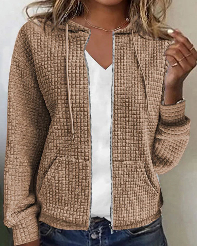 Caroline Casual Cotton Blend Jacket for Women