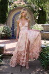 Ismerie | Women's Casual Dress with Tapestry Design and Flared Skirt