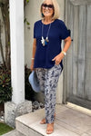 Lorelei | Women's Lightweight Summer Set with Short Sleeve Top and Matching Shorts