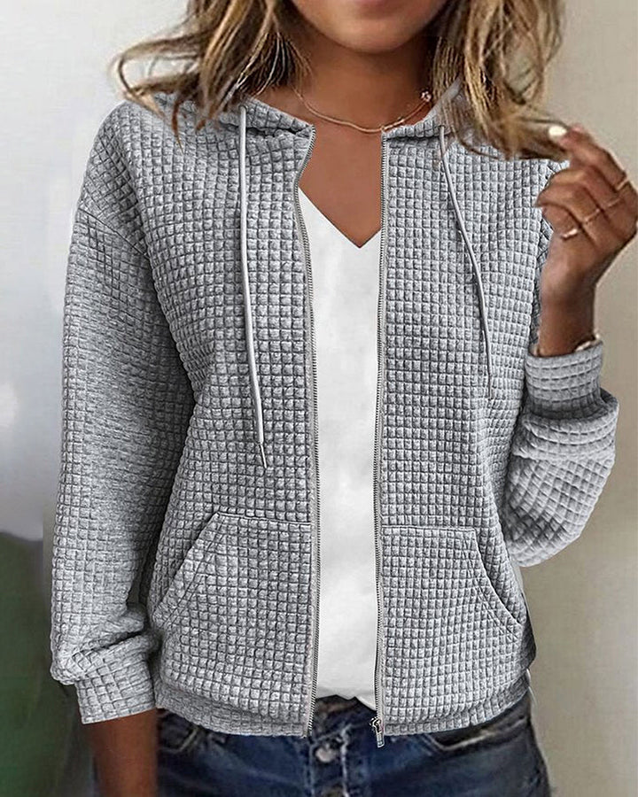 Caroline Casual Cotton Blend Jacket for Women