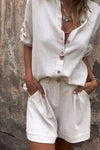 Coraline | Summer Shorts and Top Set with Breathable Fabric and Relaxed Fit