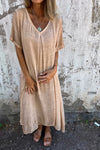 Amy™ | Loose V-neck Dress