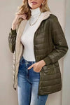 Geraldine | Women's Quilted Jacket with Hood and Zipper