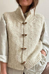 Elizabeth | Women's Vest with Toggle Closure and Texture