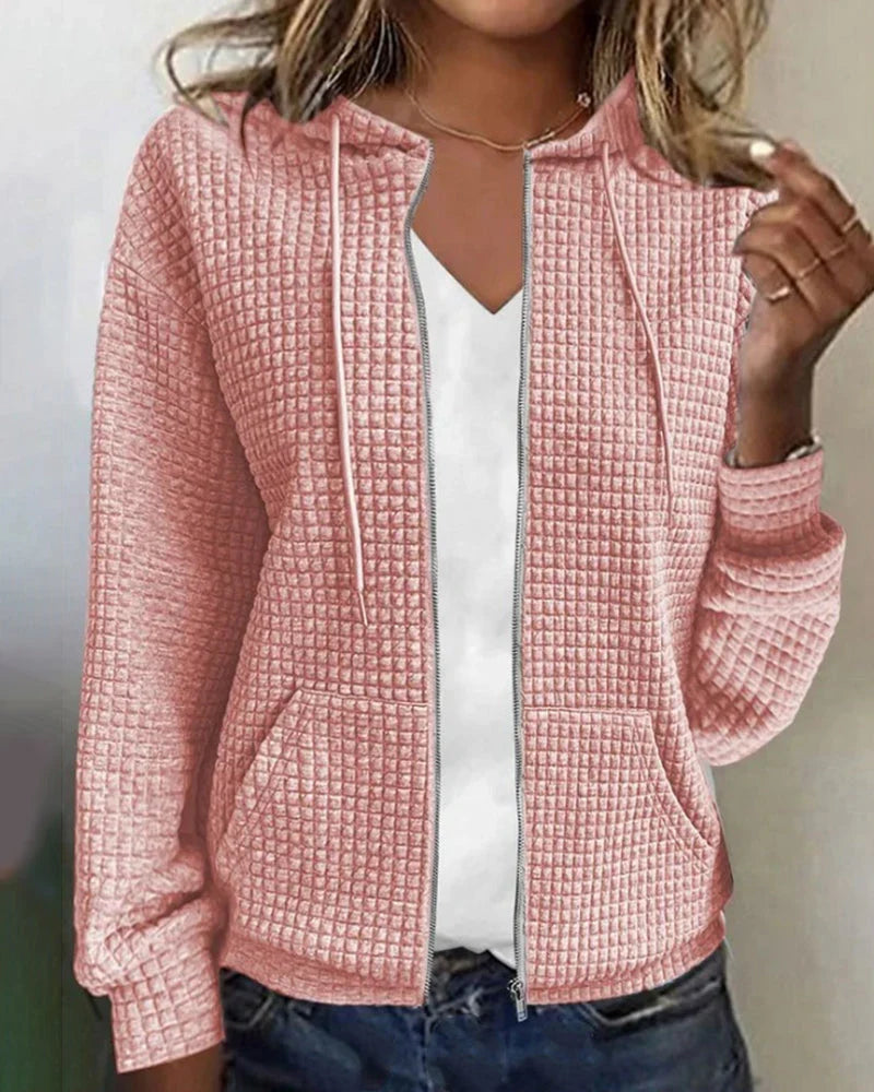 Caroline Casual Cotton Blend Jacket for Women