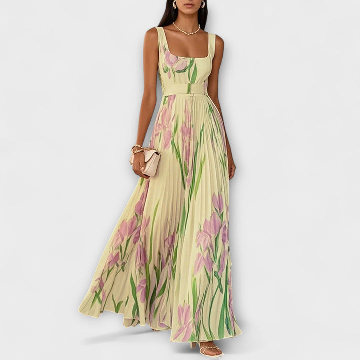 Versatile Floral Chiffon Prom Dress for Any Event