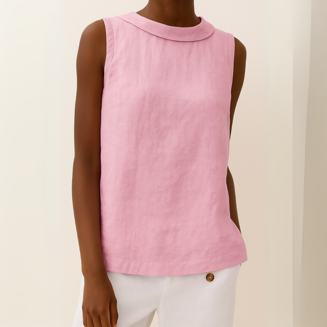 Emberlyn | Roll-Collar Top – unique and memorable