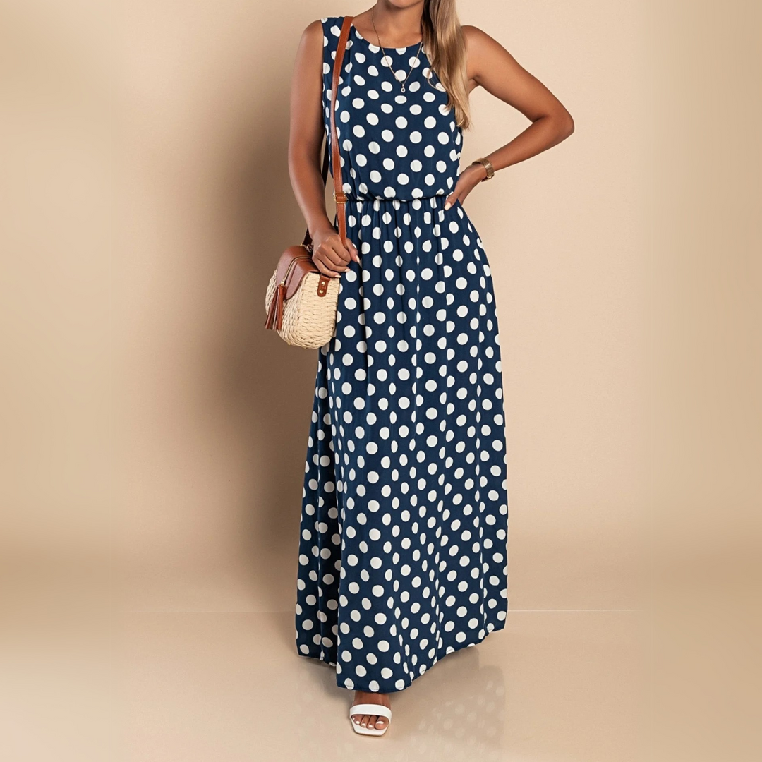 Paula™ | Polka Dot Maxi Dress