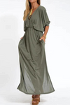 Delaney | Women's Long Dress with Flowy Design and Adjustable Straps