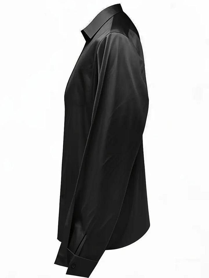 Lenora | V-Neck Blouse with Satin Finish and Elegant Design