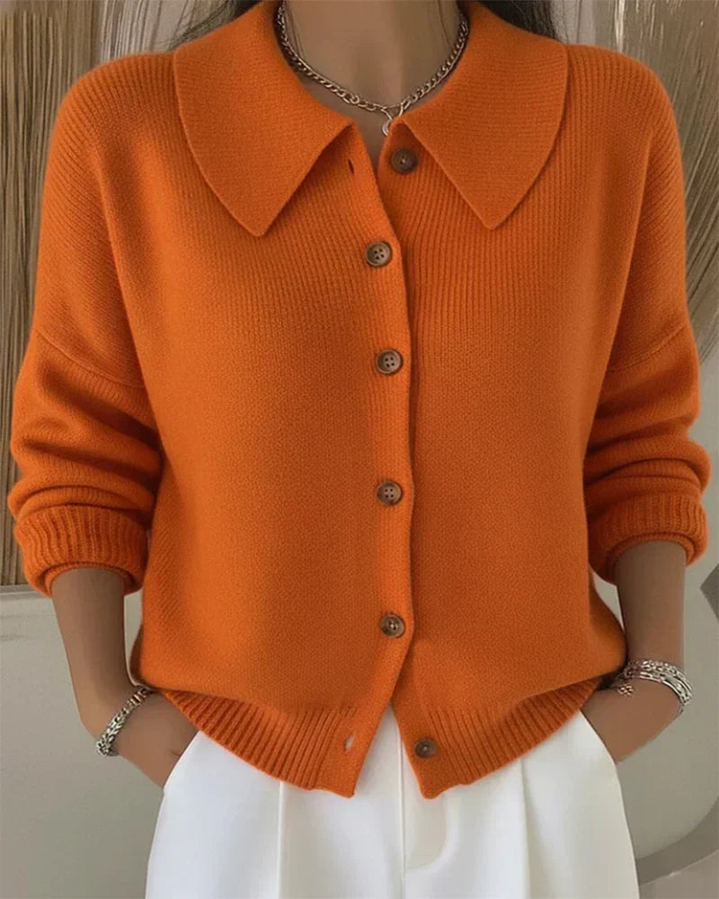 Sienna | Button Collar Cardigan