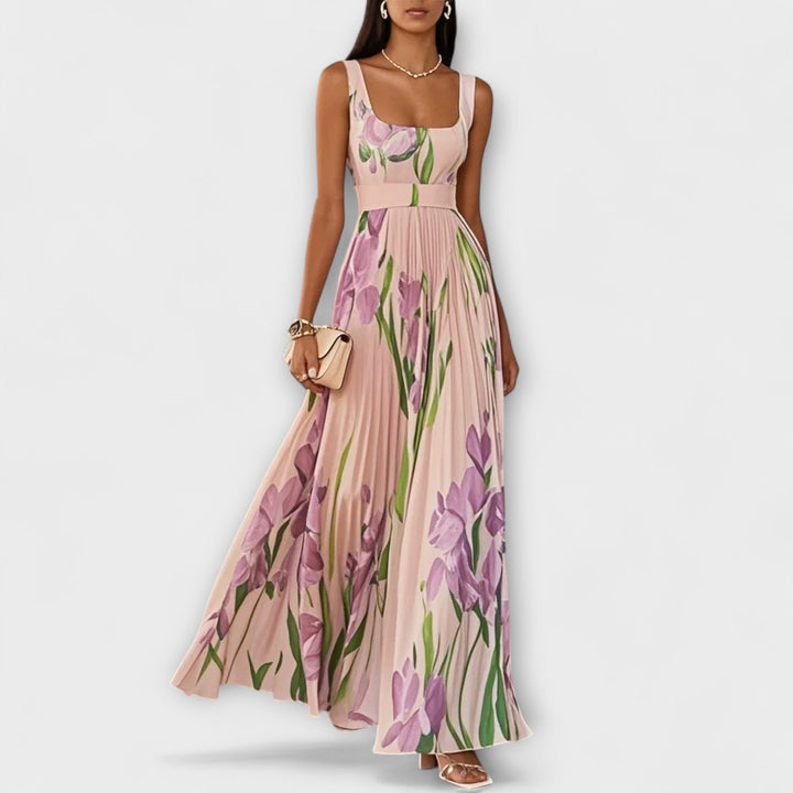 Versatile Floral Chiffon Prom Dress for Any Event