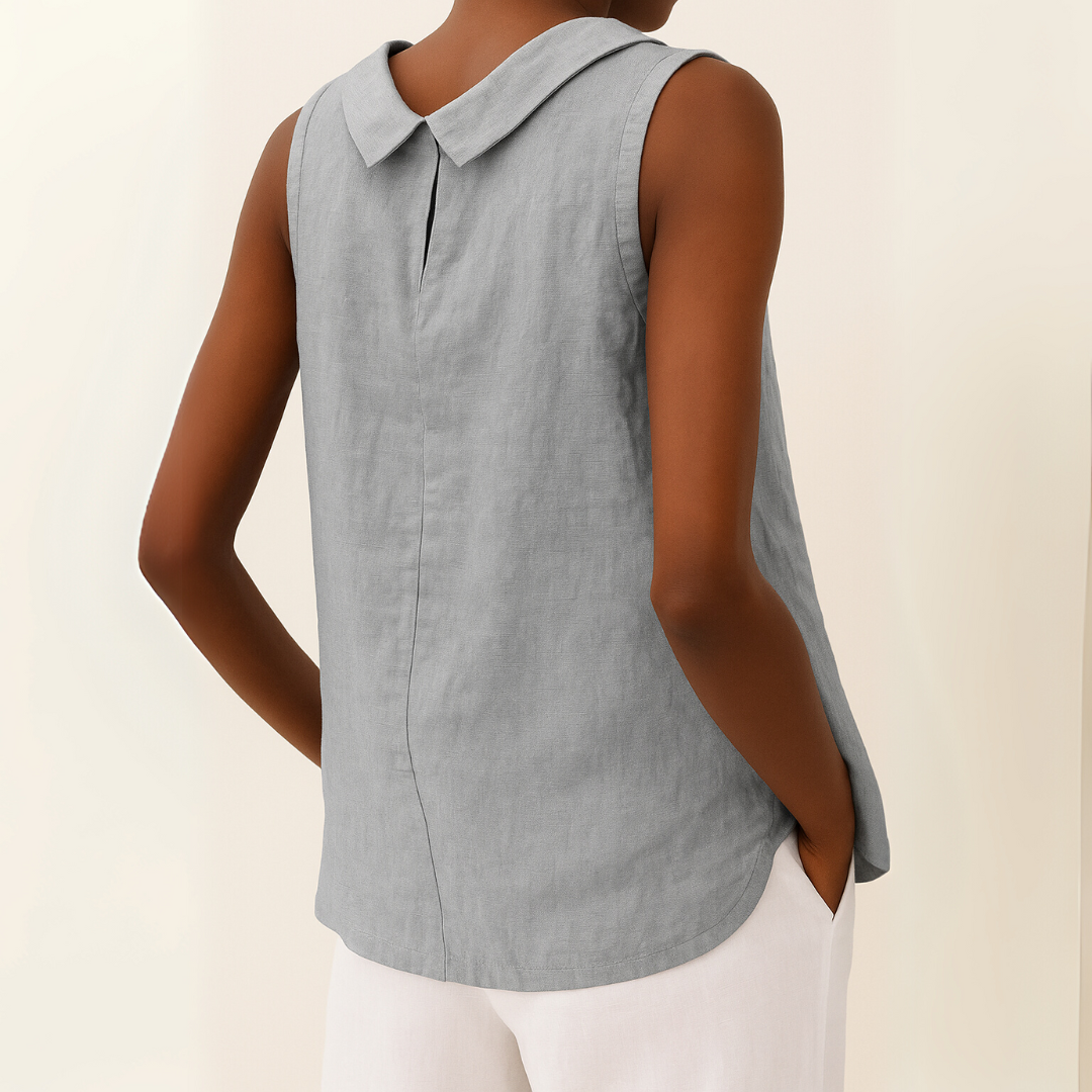 Emberlyn | Roll-Collar Top – unique and memorable