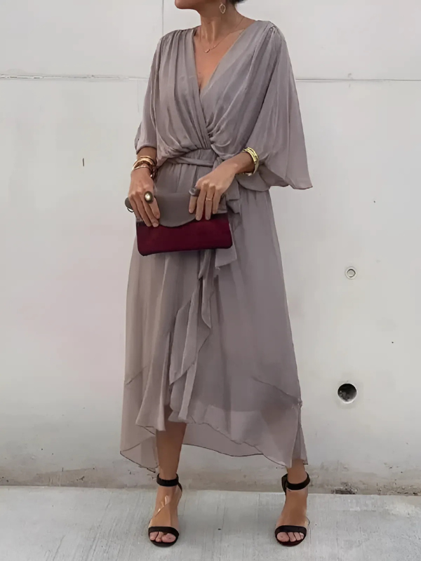 Lori | Timeless Wrap Midi Dress