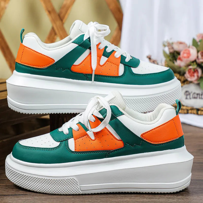 Meredith | Women’s Platform Sneakers with Laces and Perforations
