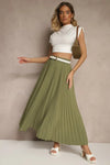 Vienna | Women's Skirt with Pleats and High Waist