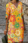 Elaraine | Women's Evening Dress with Floral Design and Tummy Control