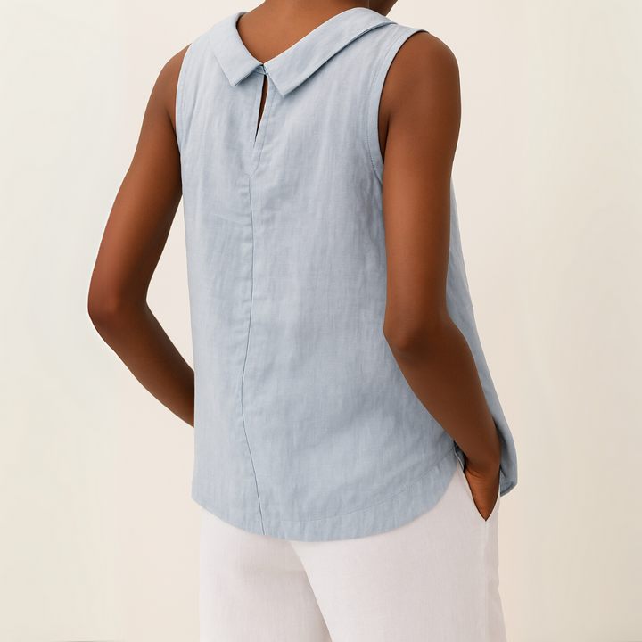 Emberlyn | Roll-Collar Top – unique and memorable