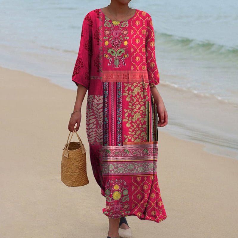 Tracy | Loose Fit Boho Maxi Dress