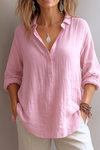 Liora | Blouse with Short Sleeves and Lightweight Fabric