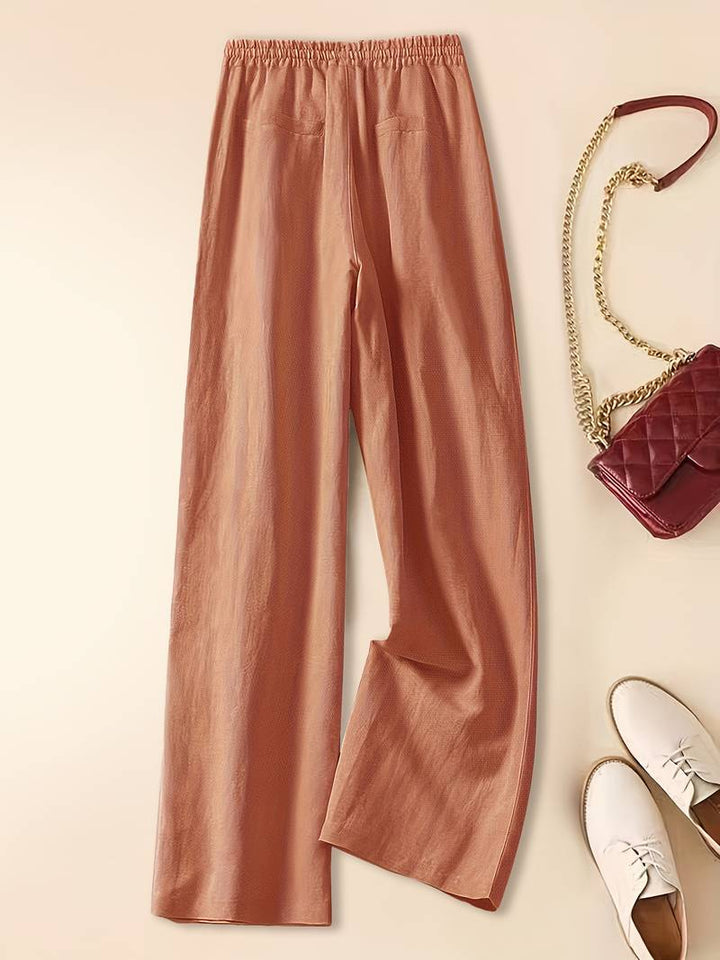 Eloise | Drawstring Trousers with Relaxed Fit and Versatile Style