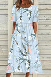 Jean | Floral Printed Midi Dress