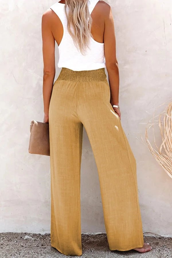 Rosalie | High-Waisted Trousers with Stretch Fabric and Tailored Fit