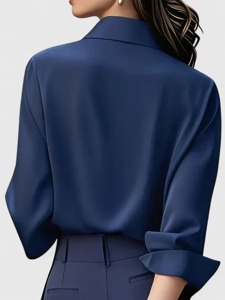 Maren | Button Down Shirt with Concealed Placket
