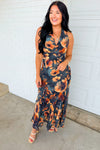 Mia | Women's Dress with Floral Print and Ruffles