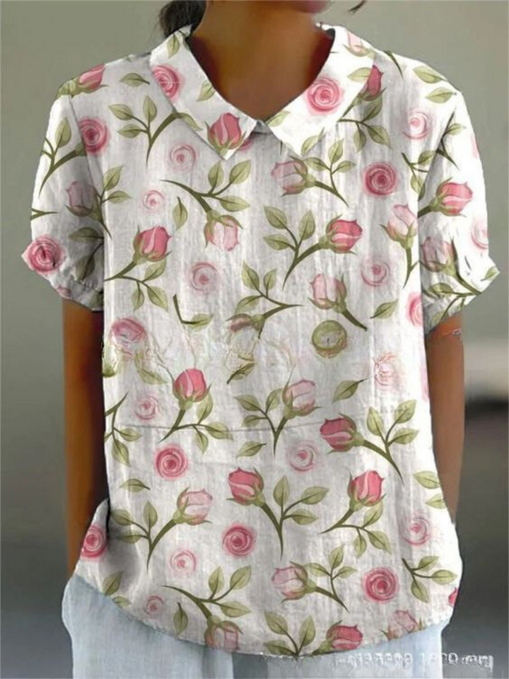 Nancy | Floral Shirt and fashion-forward