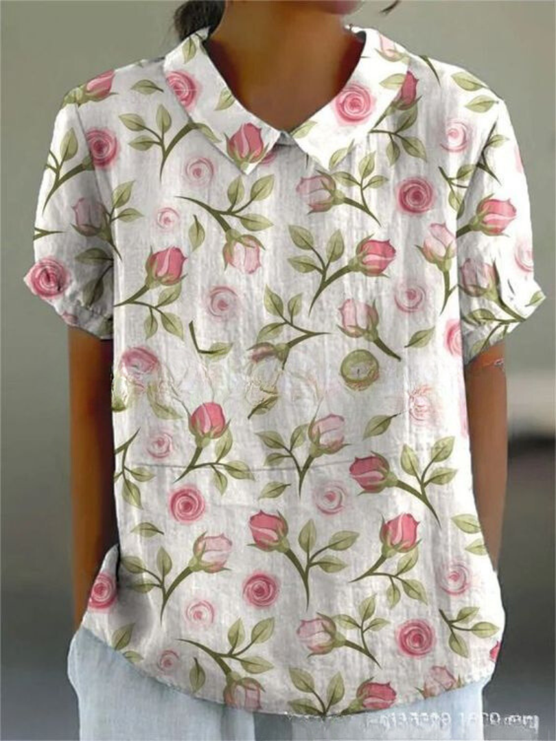Sienna | Floral Shirt – warm, fashionable, and memorable