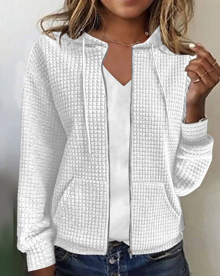 Caroline Casual Cotton Blend Jacket for Women