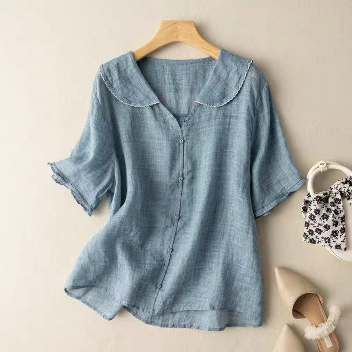 Evelina | Blouse — graceful, romantic, slightly unique