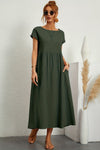 Clara | Women's Lightweight Dress with Short Sleeves and A-Line Cut