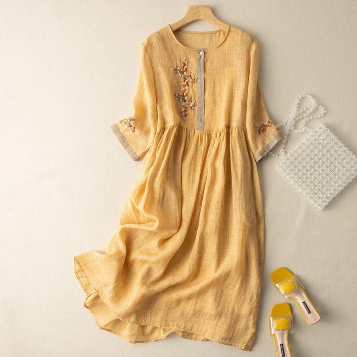 Sofia | Pattern Relaxed Midi Dress
