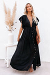 Brynn | Women's Boho Beach Cover Up with Wrap V Neck and Flowing Design