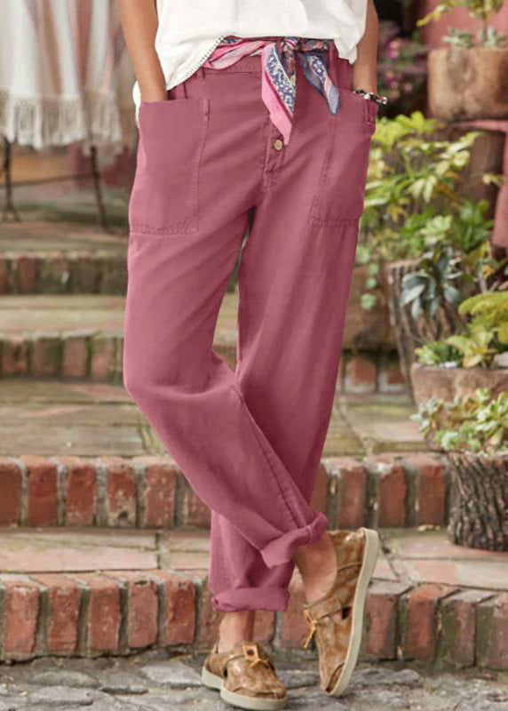 Marcella | Relaxed Trousers with Wide Leg and Adjustable Waist
