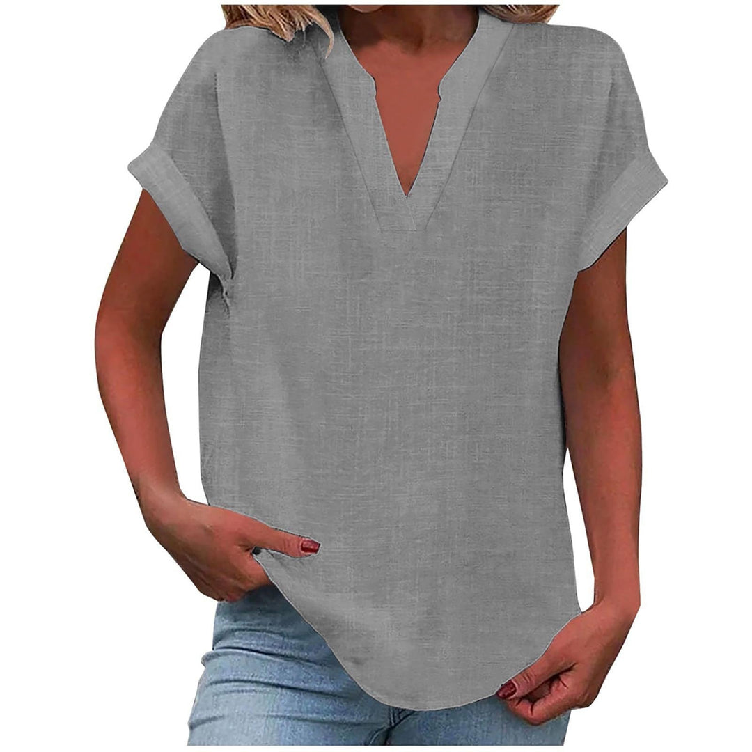 Sienna | V-Neck Blouse with Relaxed Fit and Lightweight Fabric