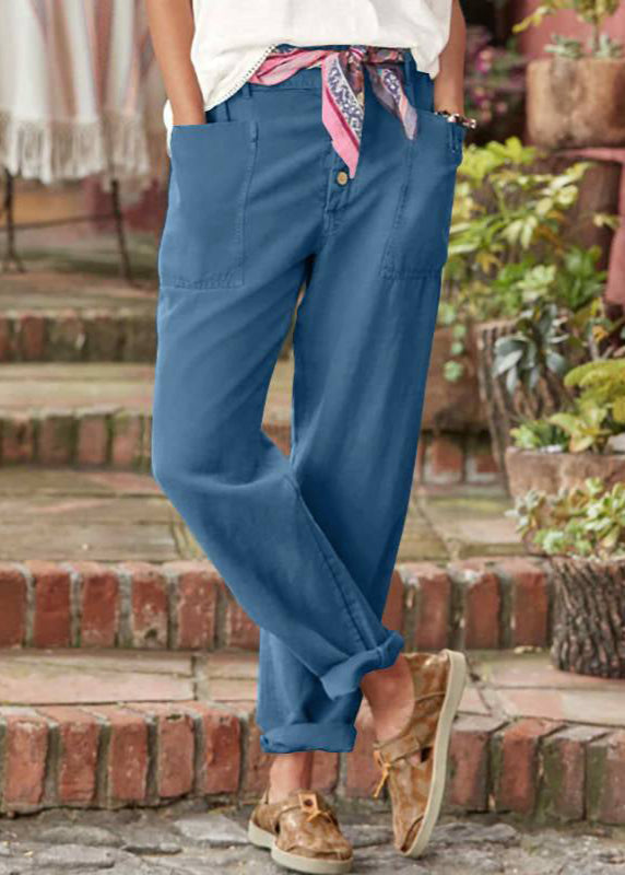 Marcella | Relaxed Trousers with Wide Leg and Adjustable Waist