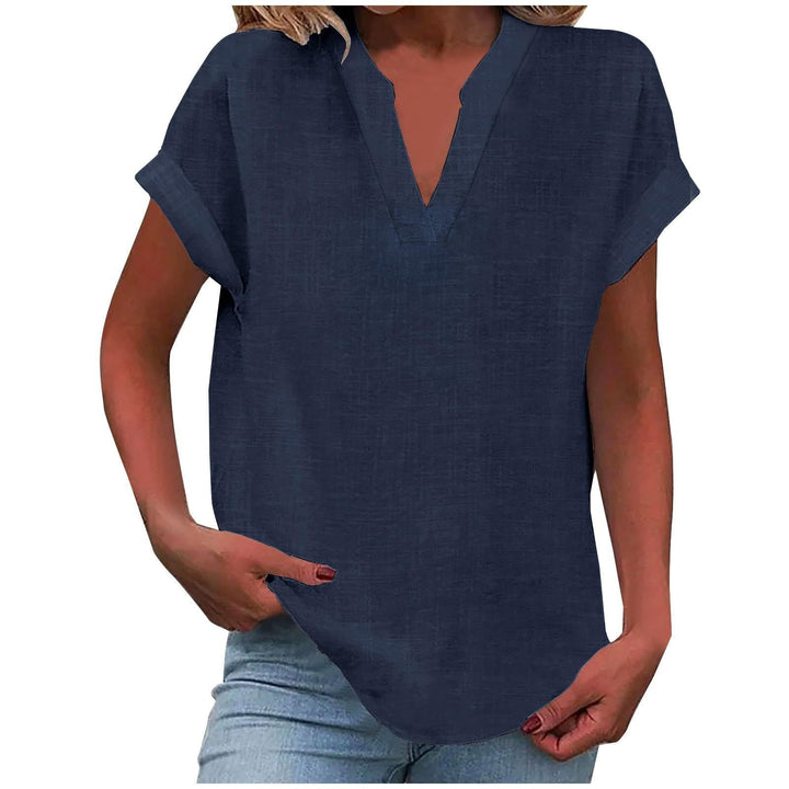 Sienna | V-Neck Blouse with Relaxed Fit and Lightweight Fabric