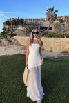 Koralie | Women's Strapless Asymmetric Maxi Dress with Flowy Design and Versatile Style