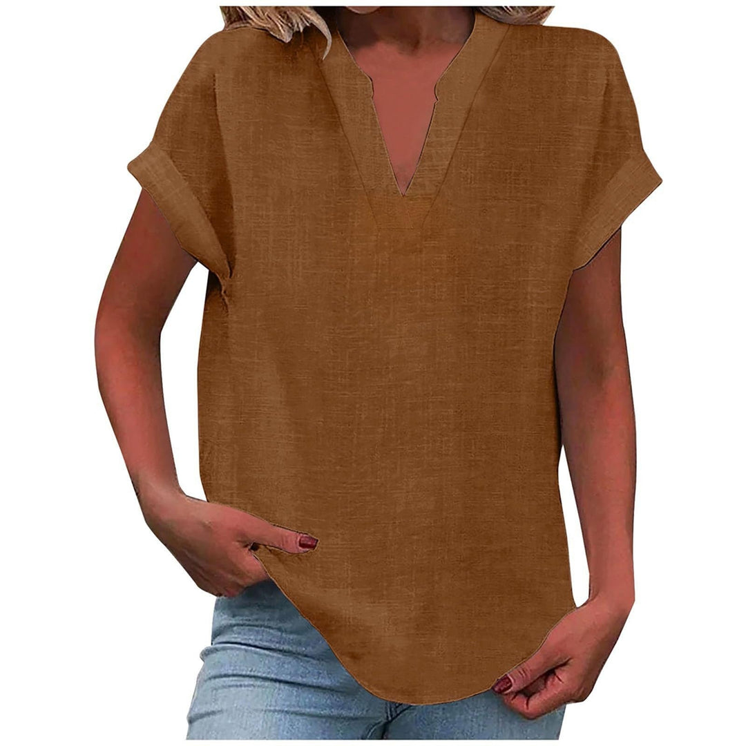 Sienna | V-Neck Blouse with Relaxed Fit and Lightweight Fabric