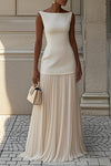 Rue | Women's Pleated Maxi Dress with Sleeveless Design and Flowing Silhouette
