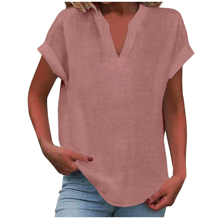 Sienna | V-Neck Blouse with Relaxed Fit and Lightweight Fabric