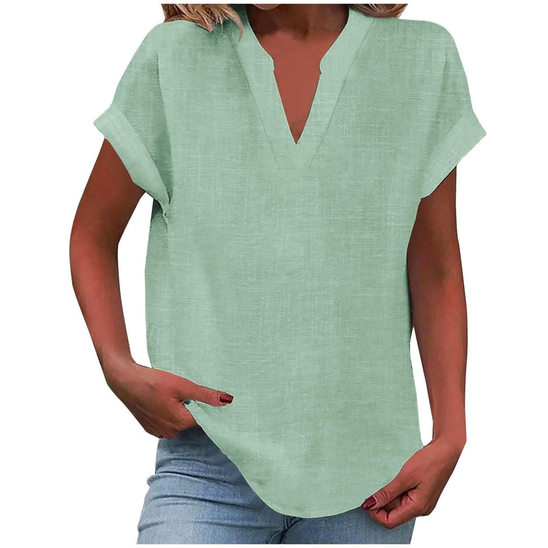 Sienna | V-Neck Blouse with Relaxed Fit and Lightweight Fabric