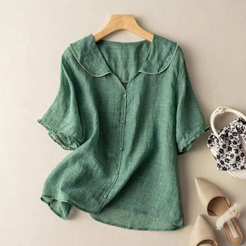 Evelina | Blouse — graceful, romantic, slightly unique